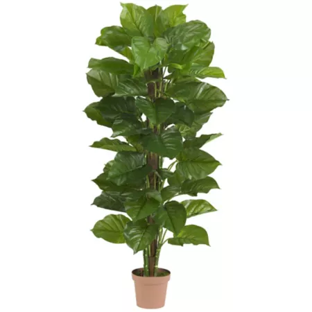 Almost natural 63 in Large leaf philodendron silk plant with real flair Artificial Plants & Flowers