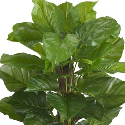 Image showing  63 in. Large Leaf Philodendron Silk Plant with Real Touch