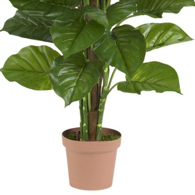 Image showing  63 in. Large Leaf Philodendron Silk Plant with Real Touch