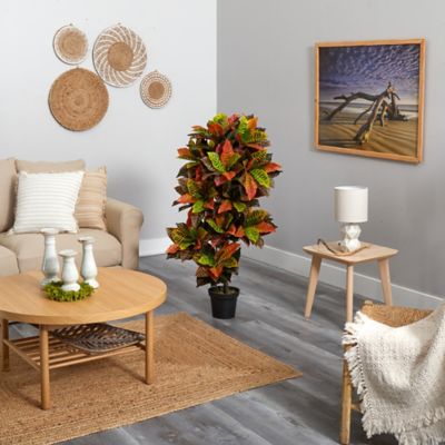 Image showing  56 in. Croton Artificial Plant, Real Touch