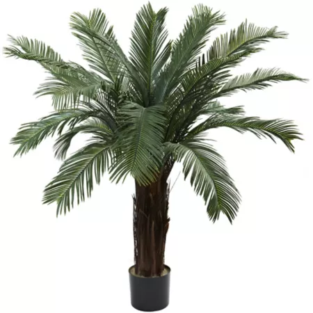 4 ft Almost Natural UV Resistant Indoor/Outdoor Cycas Artificial Tree Artificial Plants & Flowers