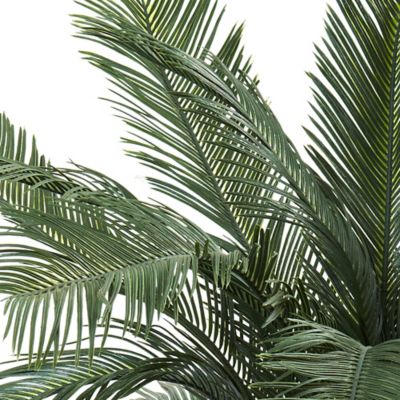 Image showing  4 ft. Artificial Indoor/Outdoor UV-Resistant Cycas Tree