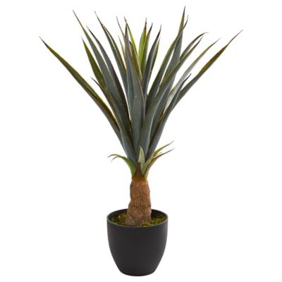 Nearly Natural 30 in. Artificial Agave Plant