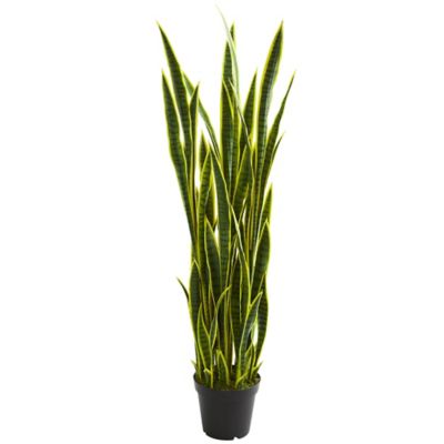 Nearly Natural 5 ft. Sansevieria Artificial Plant