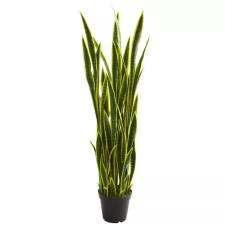 Almost Natural 5 Foot Artificial Sansevieria Plant Artificial Plants & Flowers