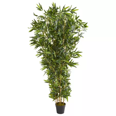 6 ft Almost Natural Indoor/Outdoor UV Resistant Artificial Bamboo Tree Real Touch Artificial Plants & Flowers