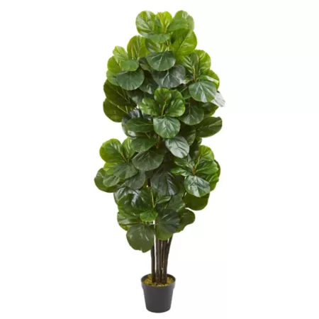 Nearly Natural 5 ft Artificial Fiddle Leaf Fig Tree Artificial Plants & Flowers