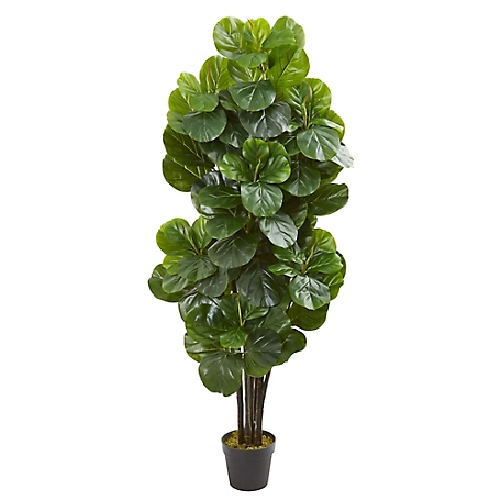 Nearly Natural 5 ft. Artificial Fiddle Leaf Fig Tree