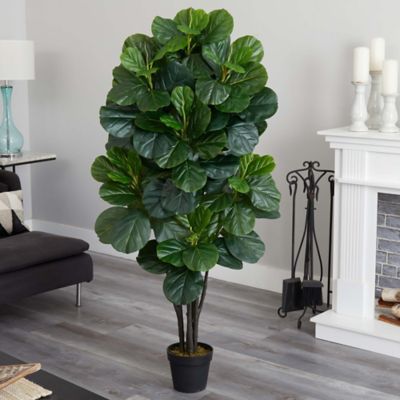 Image showing  5 ft. Artificial Fiddle Leaf Fig Tree, 9107