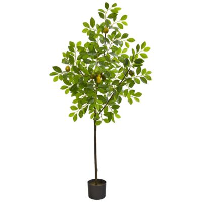 Nearly Natural 61 in. Artificial Lemon Tree