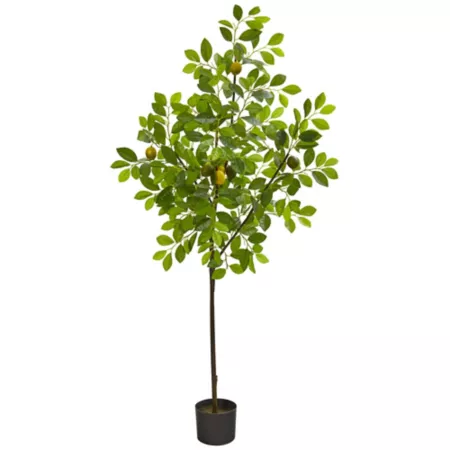 Nearly Natural 61" Artificial Lemon Tree Artificial Plants & Flowers