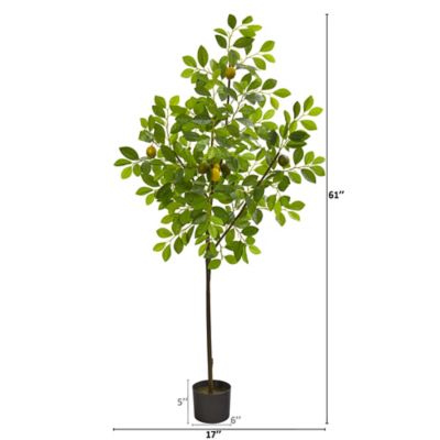 Image showing  61 in. Artificial Lemon Tree