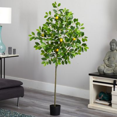 Image showing  61 in. Artificial Lemon Tree
