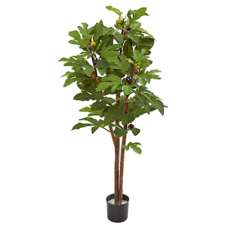 Nearly Natural 46 in. Fig Artificial Tree