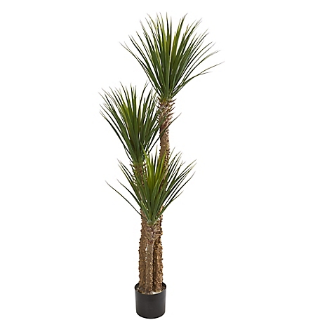 Nearly Natural 57 in. Yucca Artificial Tree