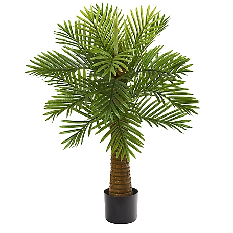 Nearly Natural 3 ft. Robellini Artificial Palm Tree