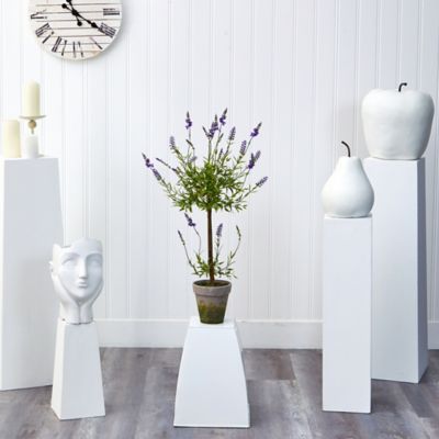 Image showing  34 in. Artificial Lavender Topiary Tree