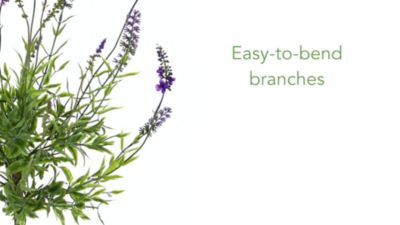 Image showing  34 in. Artificial Lavender Topiary Tree