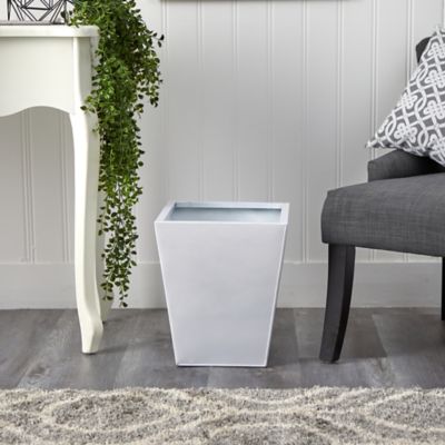 Image showing  Classic Square Metal Planter, 15 in.