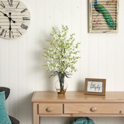 Image showing  31 in. Silk Green Dancing Lady Liquid Illusion Flower Arrangement