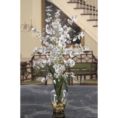 Image showing  31 in. Silk White Dancing Lady Liquid Illusion Flower Arrangement