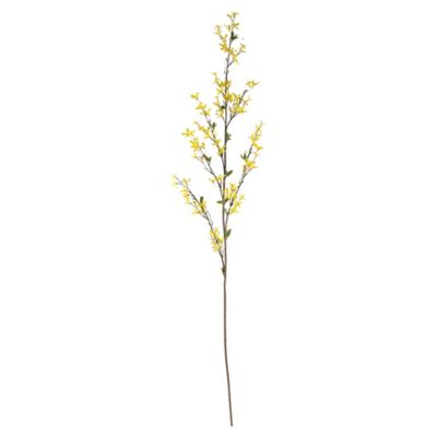 Nearly Natural 55 in. Forsythia Artificial Flowers, 3-Pack
