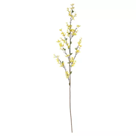 Nearly Natural 55 in Artificial Forsythia Flowers 3 Pack Artificial Plants & Flowers