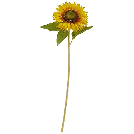 Nearly Natural 24 in. Sunflower Artificial Flowers, 12 pk.