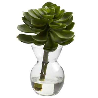Image showing  6 in. Faux Succulent Arrangements, 3-Pack