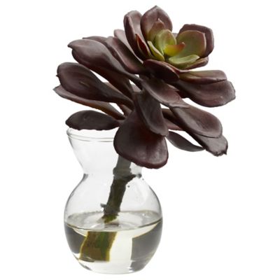 Image showing  6 in. Faux Succulent Arrangements, 3-Pack