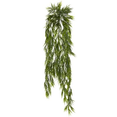 Nearly Natural 43 in. Mini Bamboo Hanging Bushes, 2-Pack