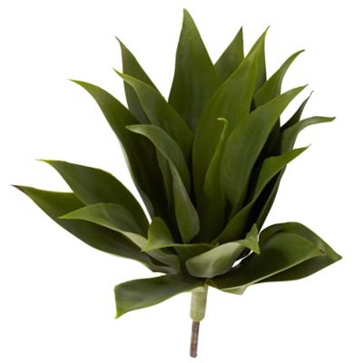 Image showing  17 in. Artificial Agave Succulent Plants, 2 pc.