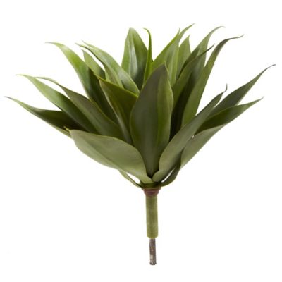 Image showing  17 in. Artificial Agave Succulent Plants, 2 pc.