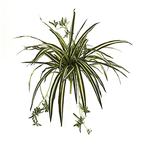 Nearly Natural 23 in. Artificial Spider Plant Bushes, 4 pk.