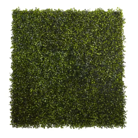 Nearly Natural 12 in x 10 in Boxwood Rug 12-Pack Artificial Plants & Flowers