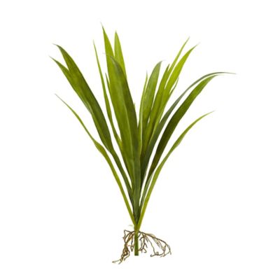 Nearly Natural 15 in. Grass Artificial Plants, 6-Pack