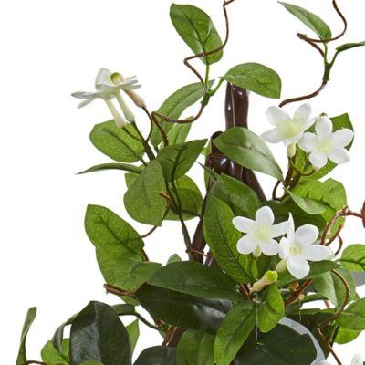 Image showing  24 in. Artificial Stephanotis Climbing Plant