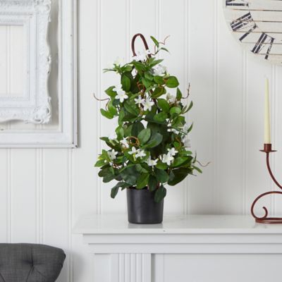Image showing  24 in. Artificial Stephanotis Climbing Plant
