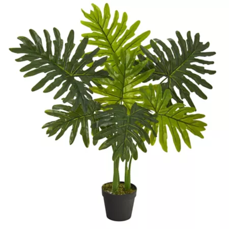 3ft Artificial Almost Natural Philodendron Plant Real Touch Feeling Artificial Plants & Flowers