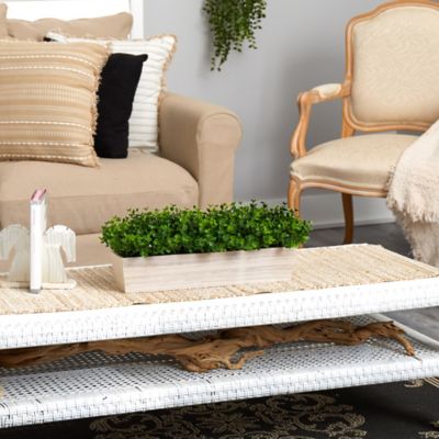 Image showing  19 in. Artificial Eucalyptus Plant in Decorative Planter