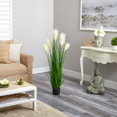 Image showing  4 ft. Artificial Plume Grass Plant