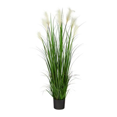 Nearly Natural 4.5 ft. Artificial Plume Grass Plant