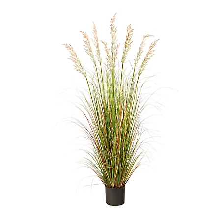 Nearly Natural 5.5 ft. x 30 in. Artificial Plume Grass Plant