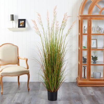 Image showing  5.5 ft. x 30 in. Artificial Plume Grass Plant