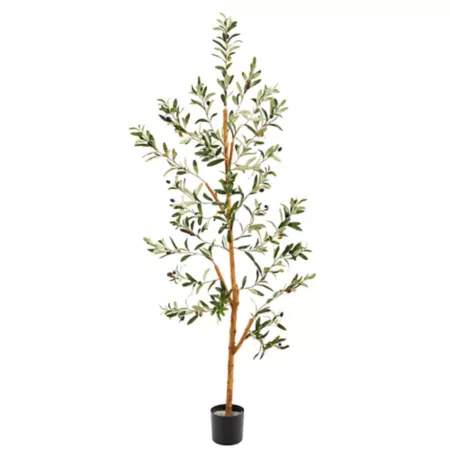 4.5 foot almost natural artificial olive tree Artificial Plants & Flowers