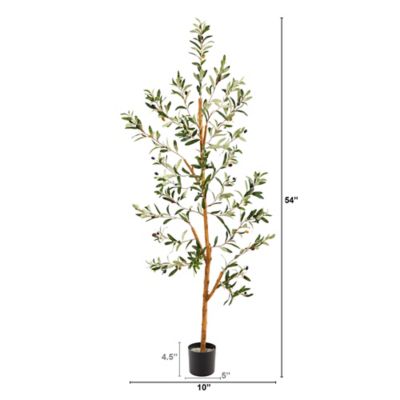 Image showing  4.5 ft. Artificial Olive Tree