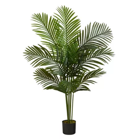 Nearly Natural 4 ft Paradise Artificial Palm Tree Artificial Plants & Flowers