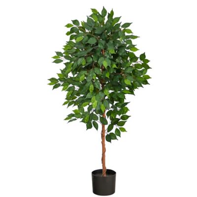 Nearly Natural 4 ft. Artificial Ficus Tree