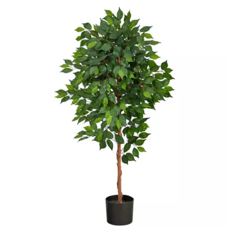 4 Foot Almost Natural Artificial Ficus Tree Artificial Plants & Flowers