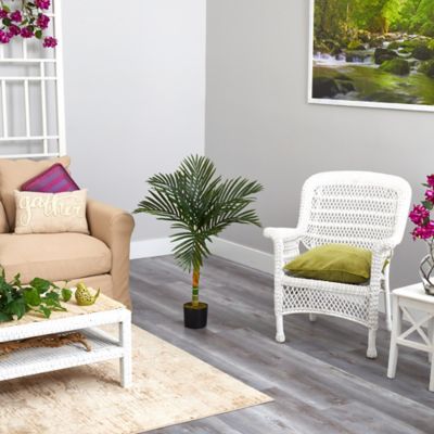 Image showing  3 ft. Faux Golden Cane Palm Tree